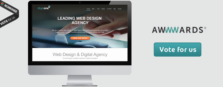 Dsgn One Web Design Nominee - Awwwards.com, Web Design Trends, Company News, Dsgn One